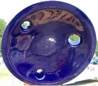 Glass Lined Tank Parts: Used-Pfaudler Glass Lined Vacuum Receiver Cover VR30-100-25