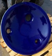 Glass Lined Tank Parts: Used-Pfaudler Glass Lined Vacuum Receiver Cover VR30-100-25