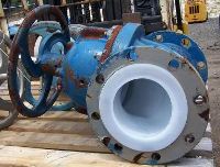 Glass Lined Tank Parts: Used-6 inch Dia-Flo Teflon Diaphragm Valve