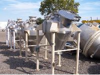 Stainless Steel Hopper: Used-Whirl Air Flow 14 cu. ft. stainless steel tank/hopper