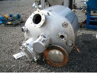 Stainless Steel Hopper: Used-54 cu. ft. cone bottom stainless steel hopper/tank