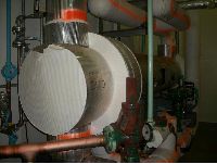 Stainless Steel Heat Exchangers: Used Atlas Industrial 250 sq. ft. hastelloy shell and tube heat exchanger