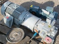 Displacement Pumps: Rexroth Brueninghaus Hyromatik variable displacement pump. Model A4VSH-125-HM1