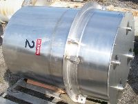 Stainless Steel Tanks:Used 130 gallon vertical stainless steel cone bottom tank