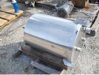 Stainless Steel Tanks:Used 55 gallon vertical stainless steel cone bottom tank