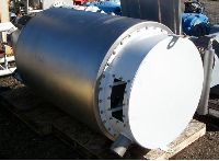 Dust Collectors: Used Walker 82 sq. ft. Model R-HT-08 stainless steel round pulse jet dust collector
