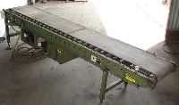 Used Conveyors: Used Carbon Steel belt conveyor 12" x 96" single phase