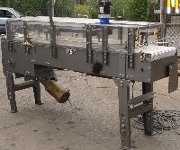 Used Belt Conveyors: Used-Dillin Systems continuous Poly link belt conveyor, 18" x 83"