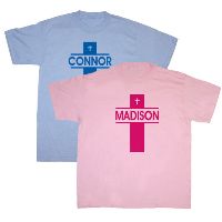 Personalized Easter Cross T-shirts