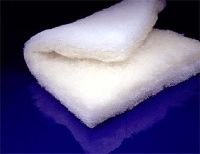 Super Fluff Indoor/Outdoor upholstery cushion  thermal bonded polyester 16.2 oz per sq yd 1.8 oz per sq ft approx. 1.50" loft (27" x 8 yds)