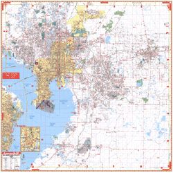Universal Map Ra-Tampa/Hillsborough County FL Wall Map 