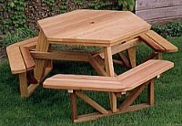 Hexagon Picnic Table Plans