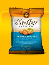 Mafer Cacahuate Japones Sal Lim&oacute;n, 200 gram bag