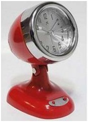  Alarm Clocks: Retro Spot Light Alarm Clock-Red 