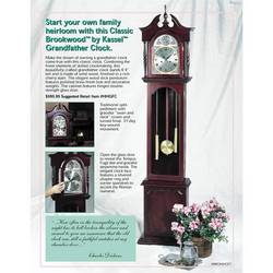 Kassel grandfather clock brochure