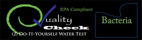 Quality Check Bacteria Water Test Kit - 2 Pack