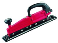 Features and Benefits: 2-3|4in. x 17-1|2in. Pad The twin piston design keeps extra power in reserve to prevent stalling and tackle sanding jobs like smoothing down body filler or shaping and leveling large flat surfaces 3,000 reciprocating strokes per minute Quick action paper clamps Smooth, reliable power Manufacturer: Ingersoll Rand