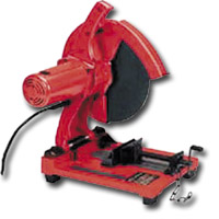 14in. Abrasive Cut-Off Machine, 15 AMPS Features and Benefits: 5in. pipe cutting capacity Heavy duty cast iron base 3.2 maximum horsepower 15 AMPs | 2400 watts 3900 no load RPM Arm locks down for portability Spindle lock for convenient changing of abrasive wheels Includes vise, abrasive wheel, and hex wrench The 6176-20 cut-off machine has a powerful 15 amp motor designed for maximum cutting efficiency, performance and durability allowing for fast cutting of drywall track in bundles, angle iron, conduit, pipe, channels, tubing, and rebar up to a 5 inch maximum capacity. A quick set-up, quick release locking device holds material being cut securely during the cutting process. Material can be angle cut up to 45 degrees. Arm locks down for easy portability when moving this tool to the jobsite. Specifications: Voltage: 120 AC|DC Amps: 15.0 Wheel size: 14 in. Max. HP: 3.2 Spindle: 1 in. No load speed: 3,900 RPM Spindle lock: Yes Bevel capacity: 45� Capacity in OD pipe: 5 in. Capacity in bar stock: 3-5|8 in. Capacity in square stock: 5 in. Maximum Opening: 9 in. Length: 16 in. Tool weight: 47.5 lbs. Shipping weight: 51.3 lbs. 5 Year Milwaukee Warranty Manufacturer: Milwaukee Electric Tools