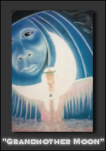 Spirit Art Grandmother Moon by JD Aricchi