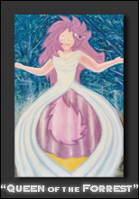 Spirit Art Queen of the Forrest by JD Aricchi