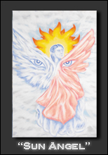 Spirit Art Sun Angel by JD Aricchi