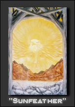 Spirit Art Sun Feather by JD Aricchi