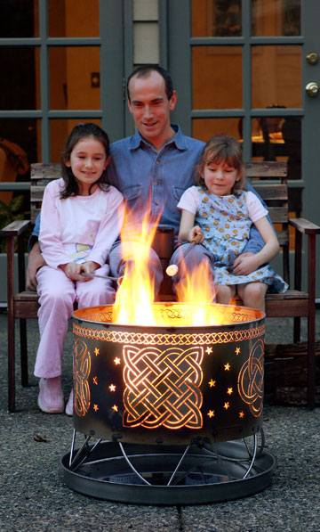 Celtic Stainless Steel Fire Pit