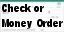 Check or Money Order Icon