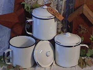 16 oz. Enamelware Mug Soy Candle