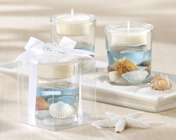Seashells Candle Favor
