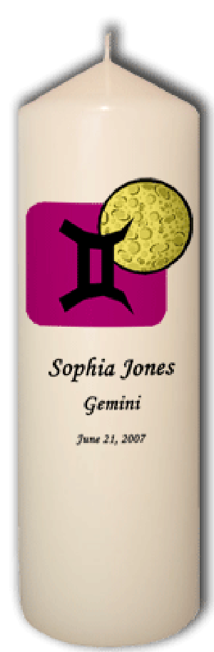 Personalized Astrology Candles 