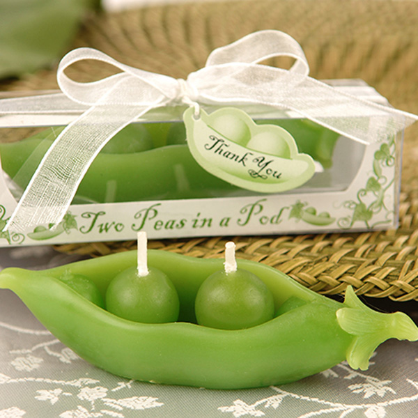 Two Peas in a Pod Candle Favor