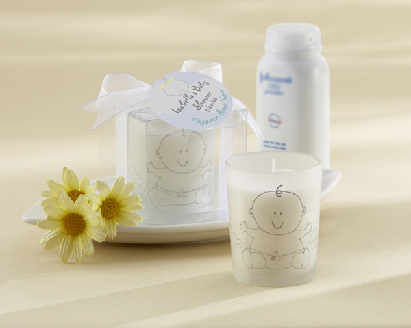 Heaven Scent Baby Powder scented votive