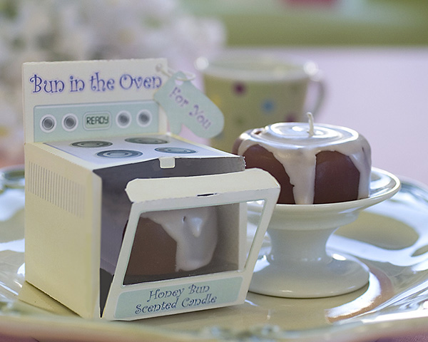 Bun in the Oven Candle Favor