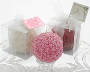 Rose Ball Candle