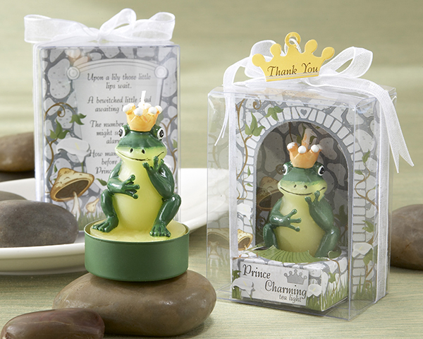 Prince Charming Frog Candle Favor