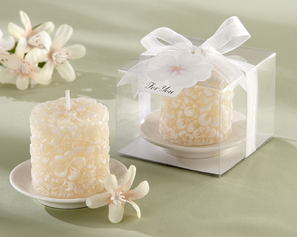 Plumeria Scented Candle Favor