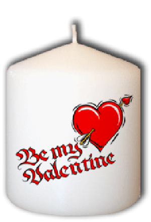 Be My Valentine Candle
