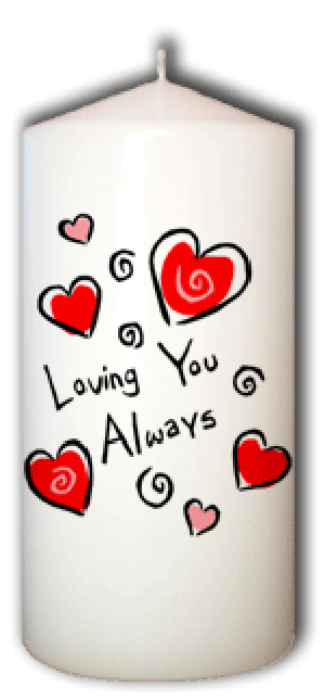 Loving You Always Candle