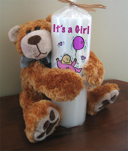Teddy Bear Candle Huggers