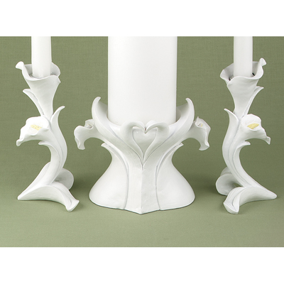 Graceful Lillies Candle Stand
