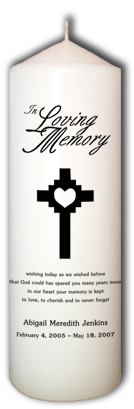Personalized Memorial Unity Candles