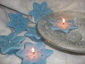 Snowflake Floating Candles