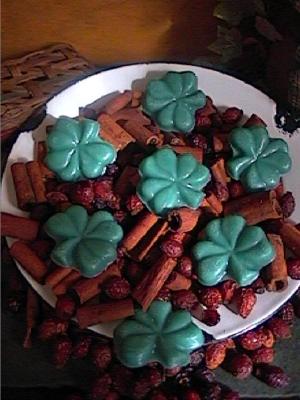 Rosehips N Stixs with Shamrocks