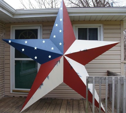 Amish handcrafted Barn Star made in the USA - Americana - 10 foot huge