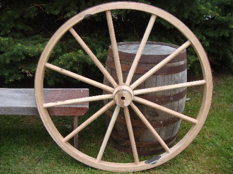 42 x 2 Cannon or western wagon wheel - 300 lb weight bearing capacity