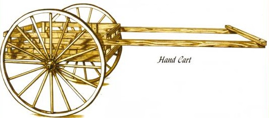 Mormon Hand Cart used by westward pioneers