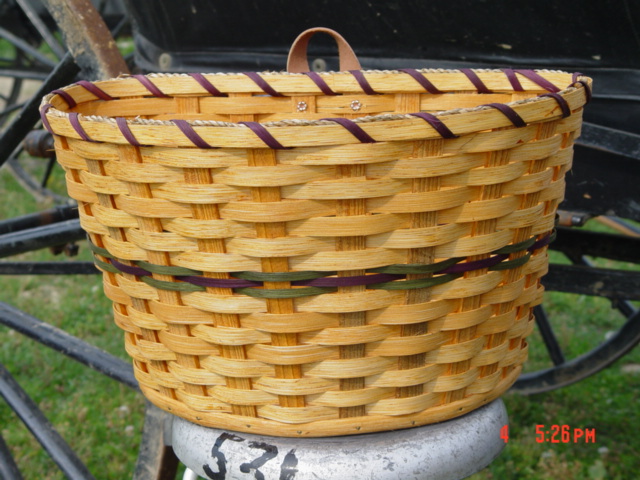 Amish Collectible Handmade Primitive Large Country Wall Hanger Mail Basket