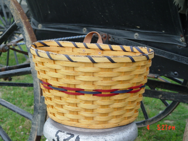 Amish Collectible Handmade Primitive Medium Country Wall Hanger Mail Basket