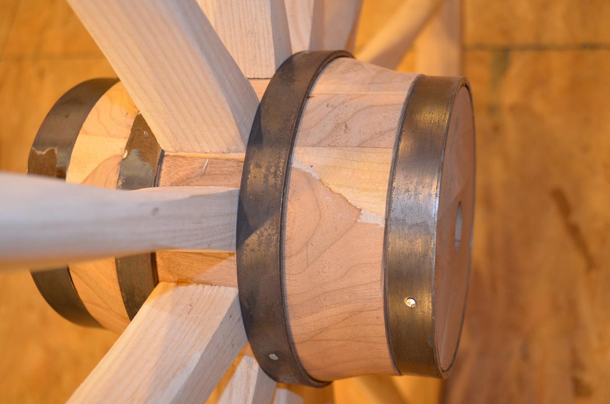 heavy duty cannon wheel for historical reenactments, props, home and garden landscape decor when quality is important